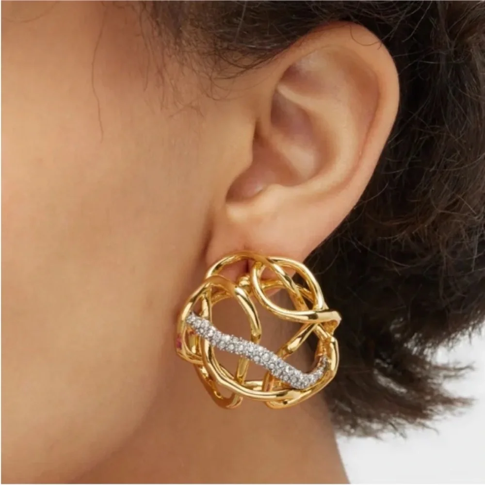 Alexis Bittar • Solanales Twisted Button Earrings
